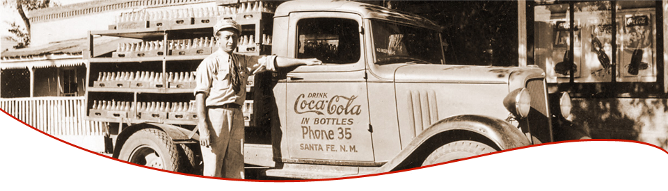 Santa Fe Coca Cola delivery truck 1940